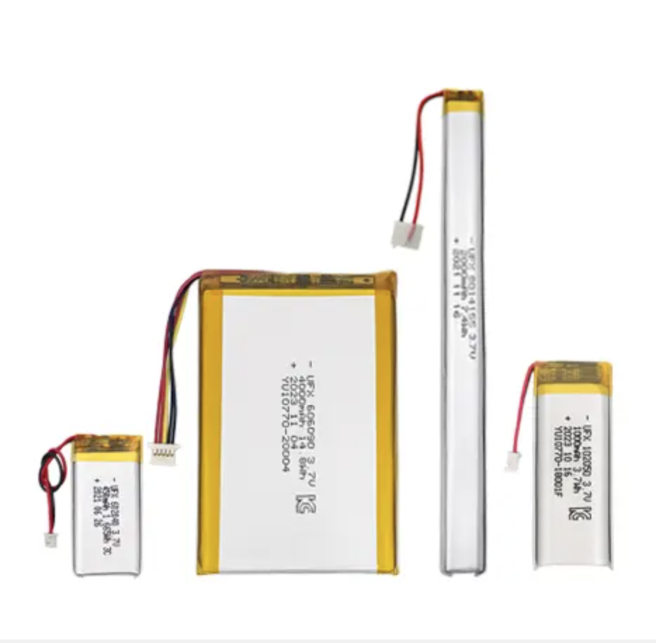 3.7 V Li-ion Battery 1000~2000mAh